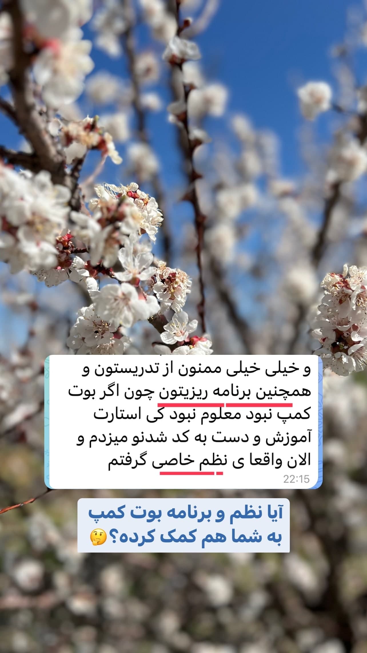 تجربه دانشجوی بوت کمپ شماره ۲۹